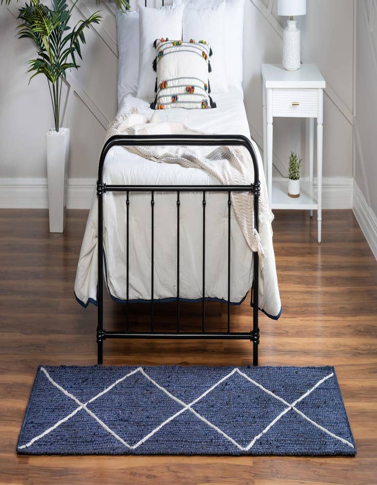 Detail image of  2' 2 x 8' 2  Hand Braided Jute Runner Rug