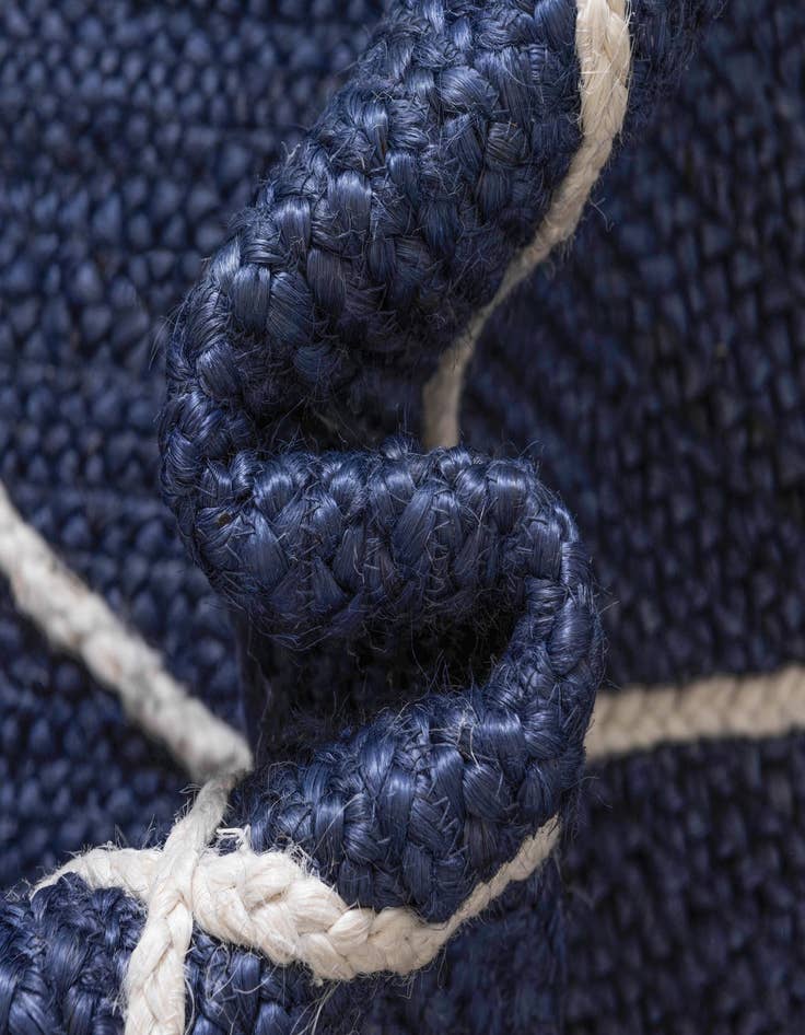 Detail image of  2' 2 x 8' 2  Hand Braided Jute Runner Rug