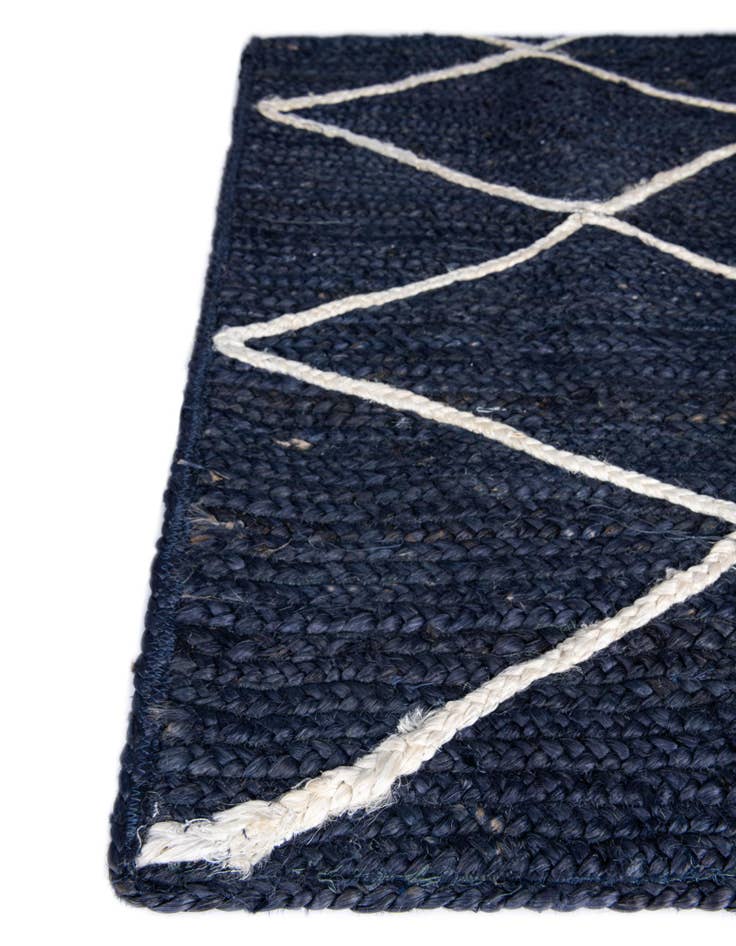 Detail image of  2' 2 x 8' 2  Hand Braided Jute Runner Rug