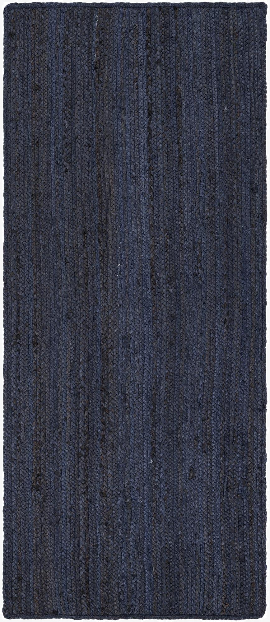  2' 7 x 6' 1  Hand Braided Jute Runner Rug