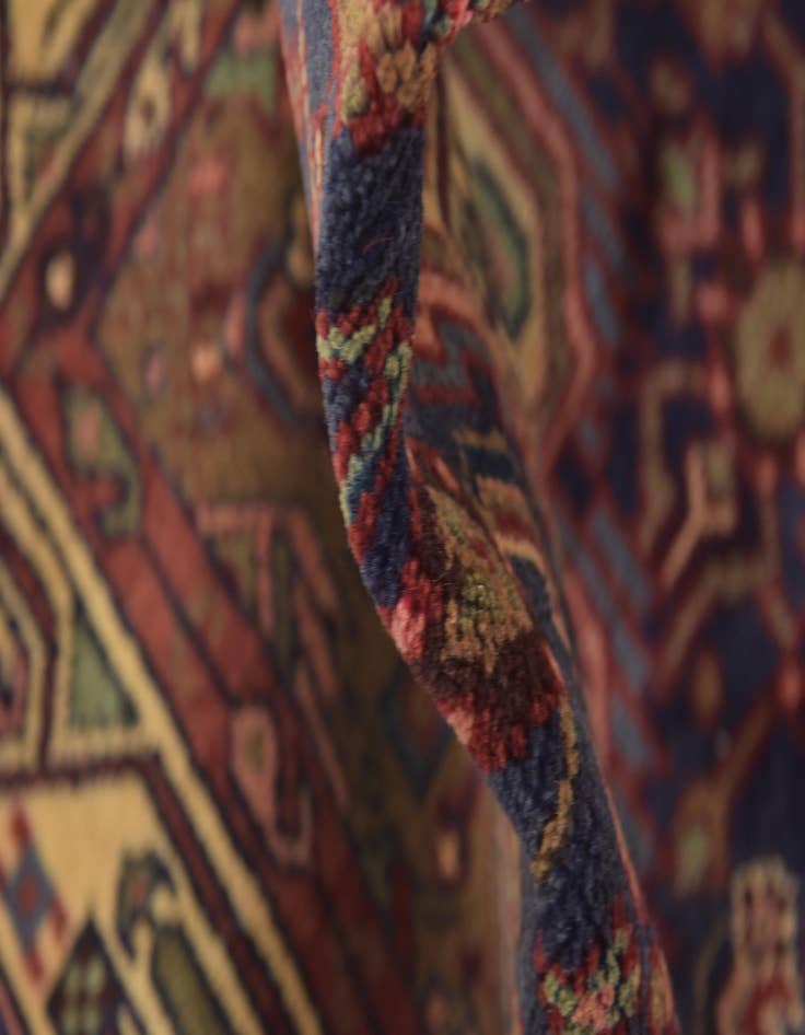 Detail image of  3' 9 x 11'  Hand Knotted Darjazin Persian Wool Runner Rug