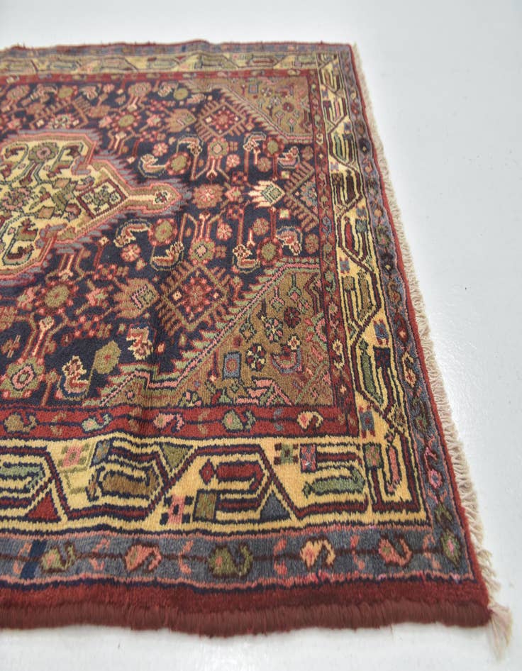 Detail image of  3' 9 x 11'  Hand Knotted Darjazin Persian Wool Runner Rug