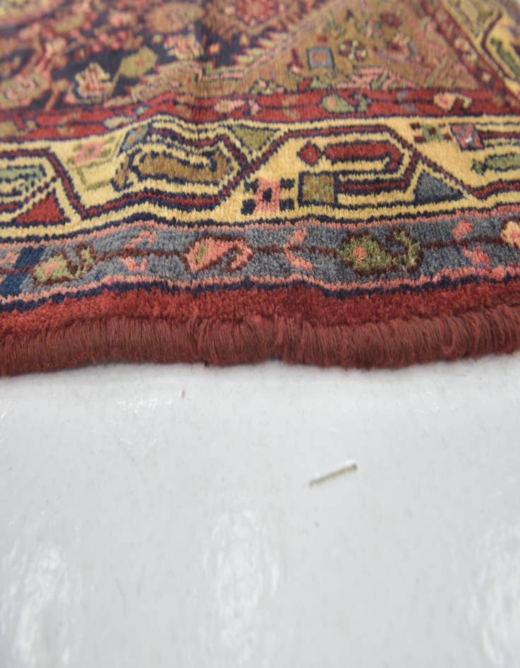 Detail image of  3' 9 x 11'  Hand Knotted Darjazin Persian Wool Runner Rug