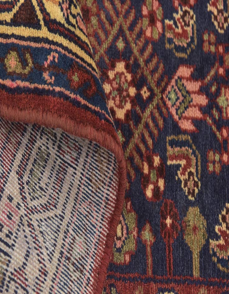 Detail image of  3' 9 x 11'  Hand Knotted Darjazin Persian Wool Runner Rug