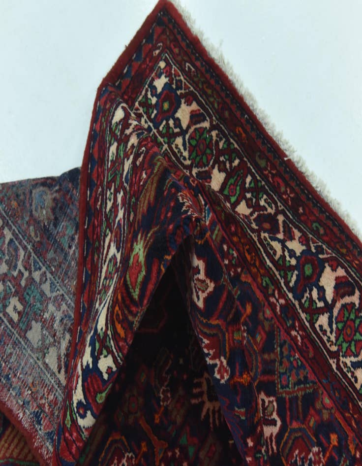 Detail image of 4' 5 x 11' Hand Knotted Darjazin Persian Wool Runner Rug