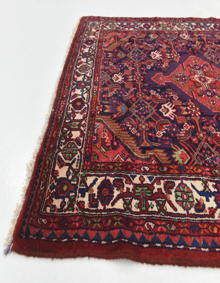 Detail image of 4' 5 x 11' Hand Knotted Darjazin Persian Wool Runner Rug