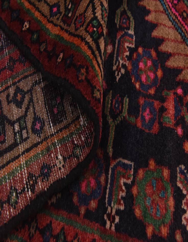 Detail image of 4' x 10' 3 Hand Knotted Darjazin Persian Wool Runner Rug