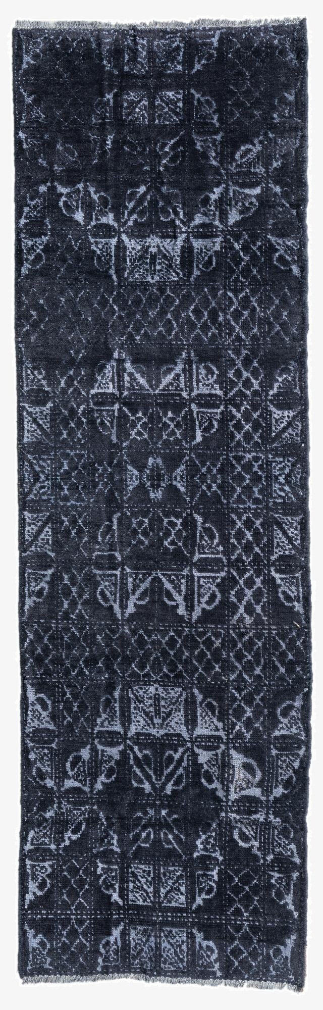  2' 8 x 8' 6  Hand Knotted Darya Runner Rug