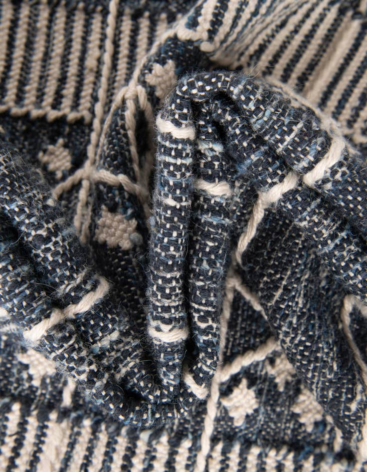 Detail image of  2' 2 x 8' 2  Washable Eco Bohemian Indoor / Outdoor Runner Rug