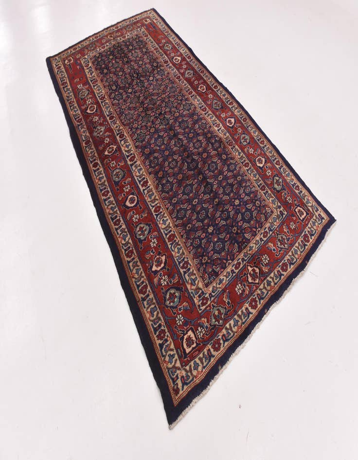 Detail image of  5' 3 x 10'  Hand Knotted Farahan Persian Wool Runner Rug