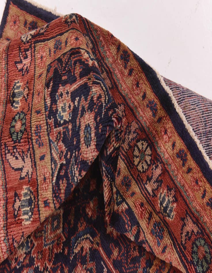 Detail image of  5' 2 x 10' 7  Hand Knotted Farahan Persian Wool Runner Rug