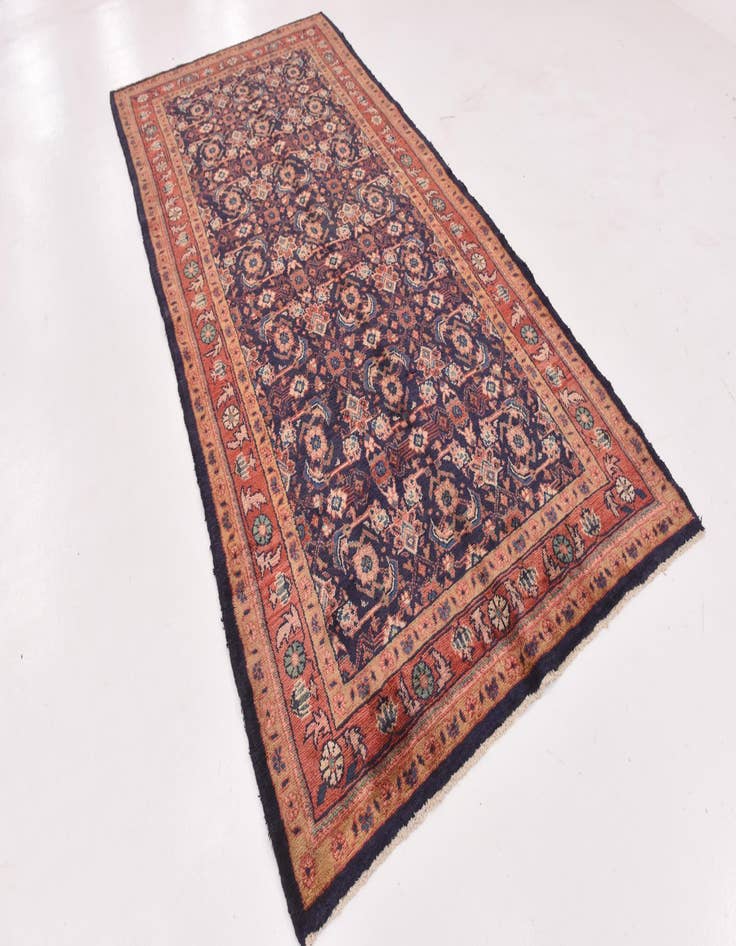 Detail image of  5' 2 x 10' 7  Hand Knotted Farahan Persian Wool Runner Rug