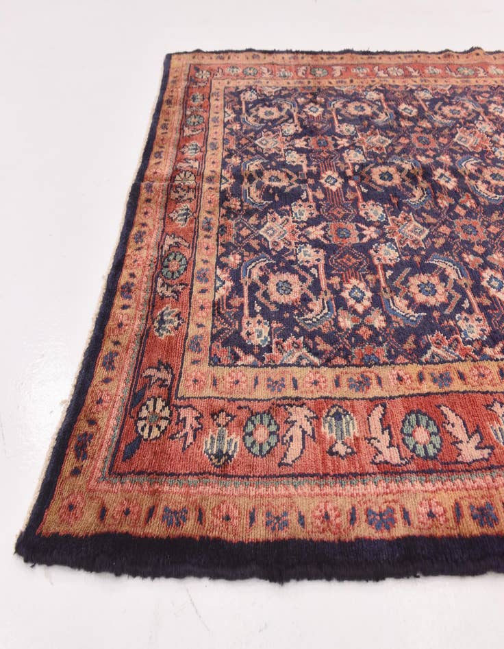 Detail image of  5' 2 x 10' 7  Hand Knotted Farahan Persian Wool Runner Rug