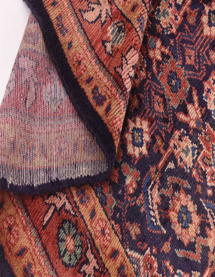 Detail image of  5' 2 x 10' 7  Hand Knotted Farahan Persian Wool Runner Rug