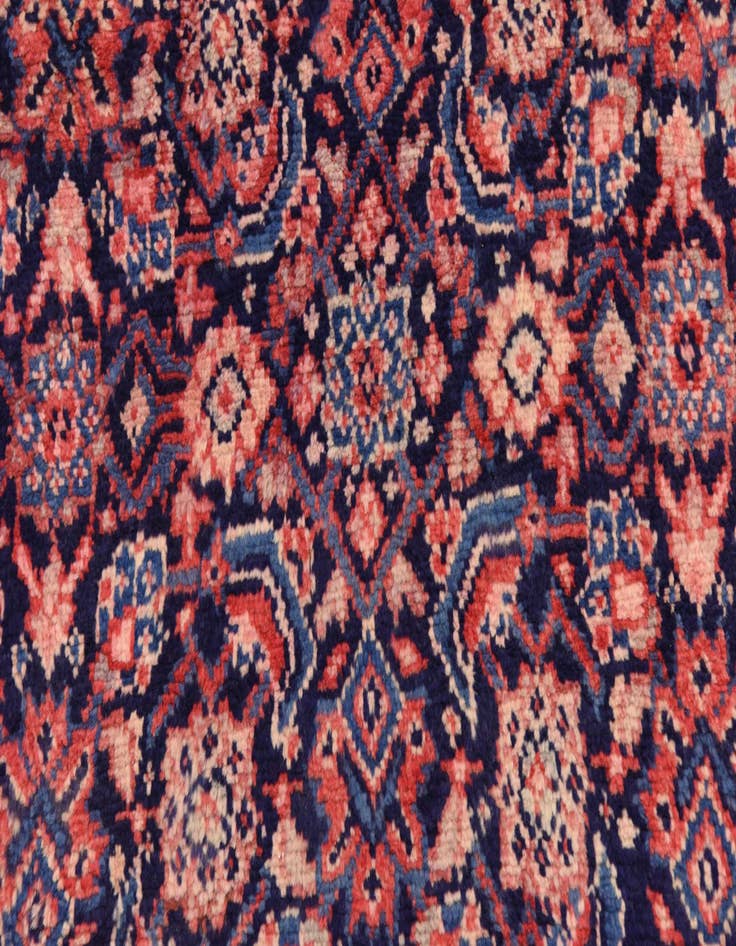 Detail image of  4' 5 x 10' 5  Hand Knotted Farahan Persian Wool Runner Rug