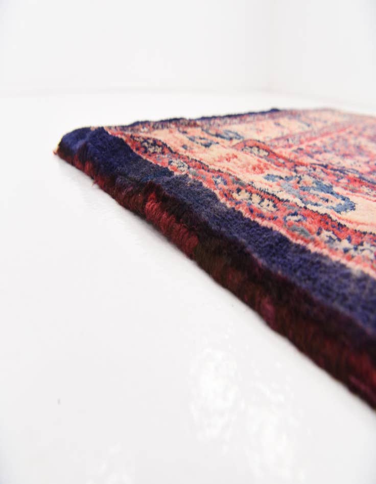 Detail image of  4' 5 x 10' 5  Hand Knotted Farahan Persian Wool Runner Rug