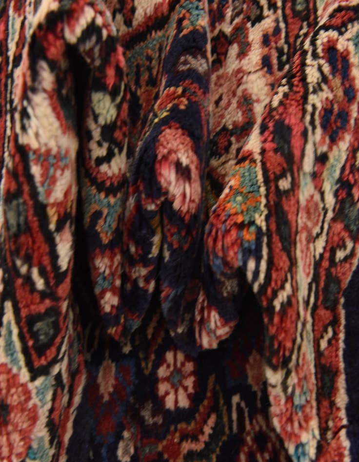 Detail image of  3' 6 x 10' 6  Hand Knotted Farahan Persian Wool Runner Rug