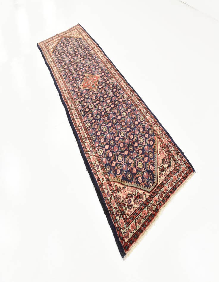 Detail image of  3' 6 x 10' 6  Hand Knotted Farahan Persian Wool Runner Rug