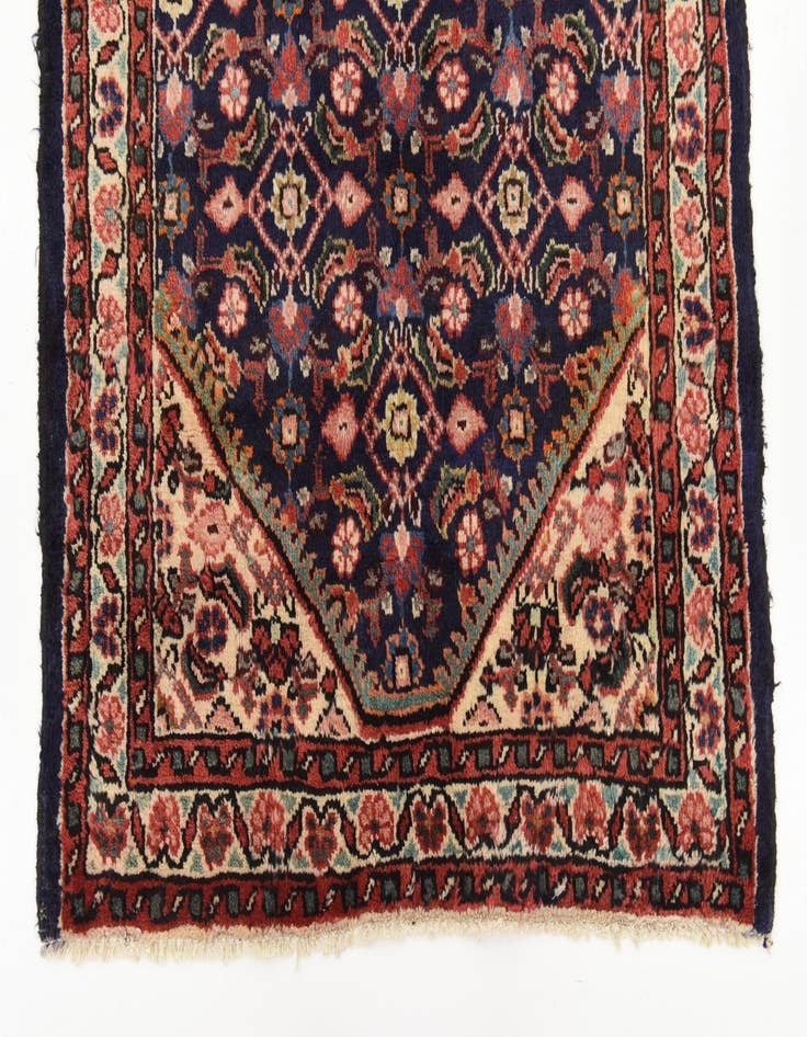 Detail image of  3' 6 x 10' 6  Hand Knotted Farahan Persian Wool Runner Rug