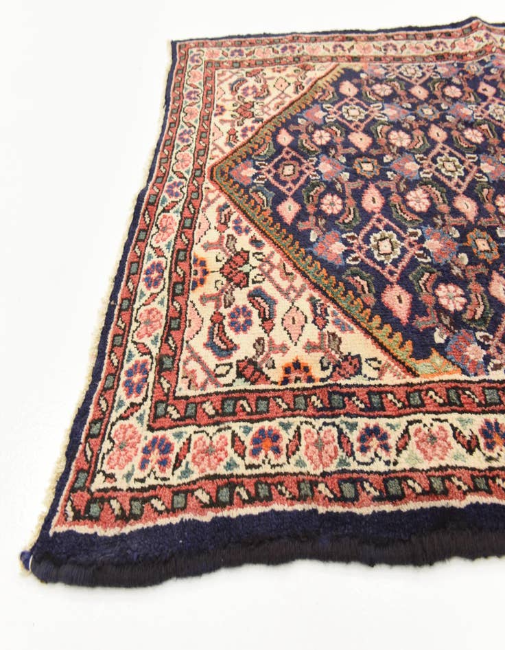 Detail image of  3' 6 x 10' 6  Hand Knotted Farahan Persian Wool Runner Rug