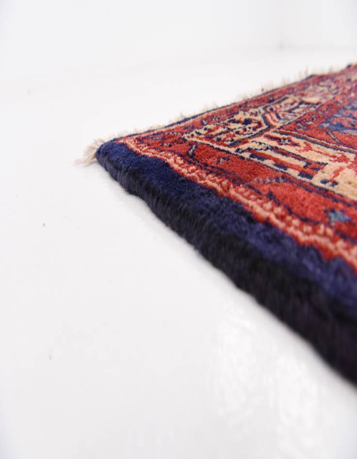 Detail image of  4' 5 x 11'  Hand Knotted Farahan Persian Wool Runner Rug