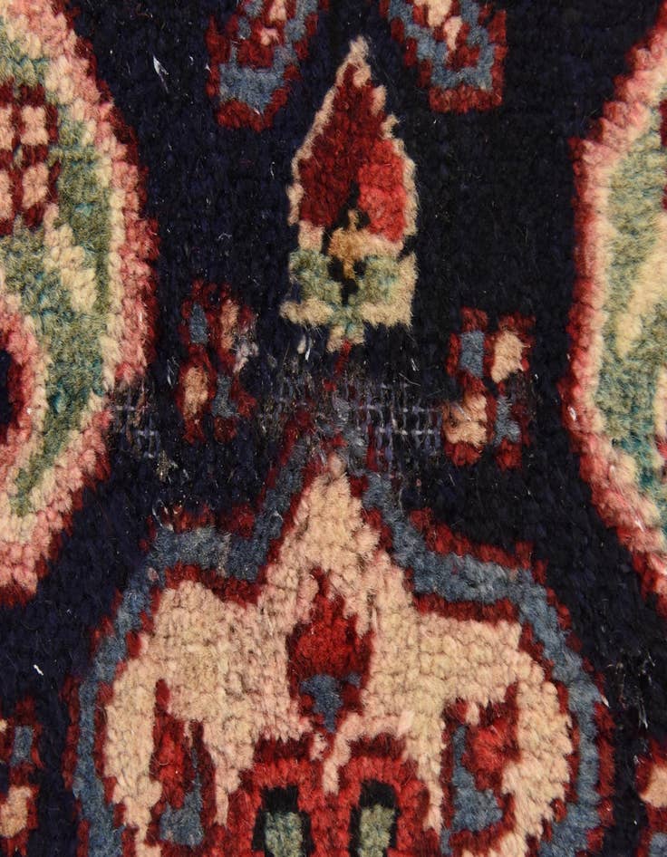 Detail image of  4' 3 x 10' 2  Hand Knotted Farahan Persian Wool Runner Rug