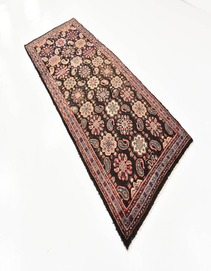 Detail image of  4' 3 x 10' 2  Hand Knotted Farahan Persian Wool Runner Rug