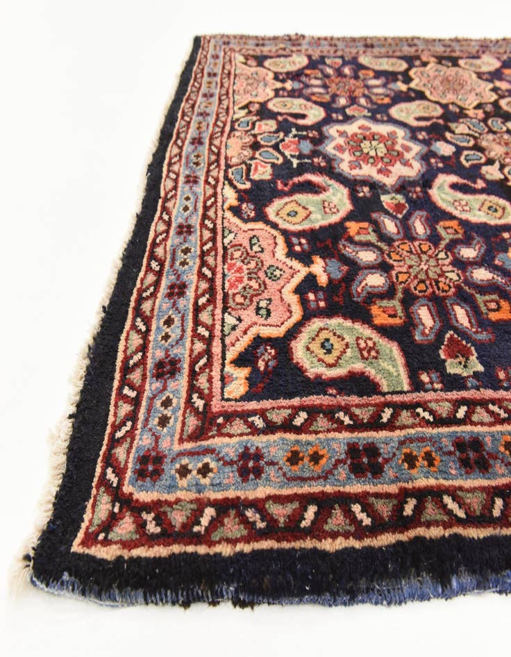 Detail image of  4' 3 x 10' 2  Hand Knotted Farahan Persian Wool Runner Rug