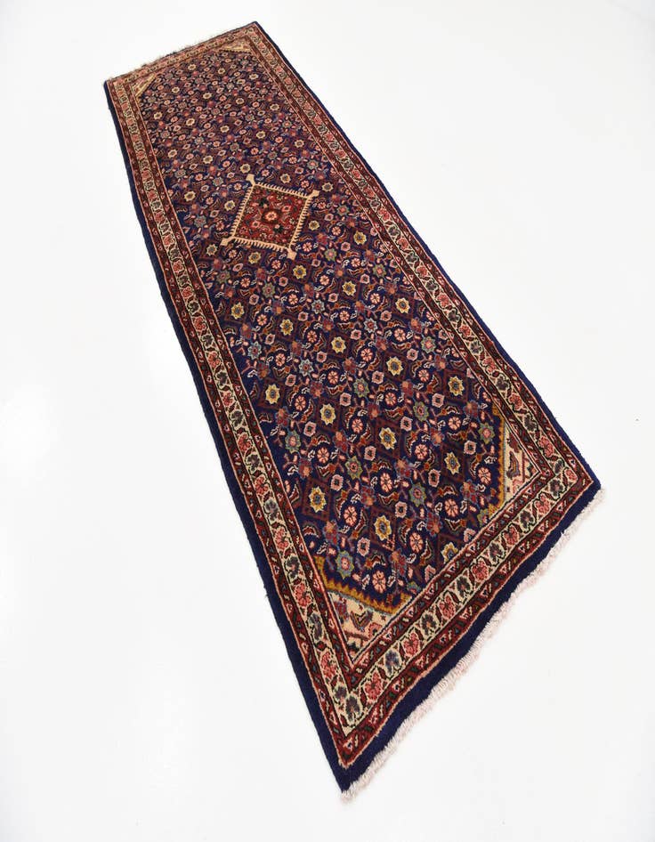 Detail image of 3' 10 x 10' 2 Hand Knotted Farahan Persian Wool Runner Rug