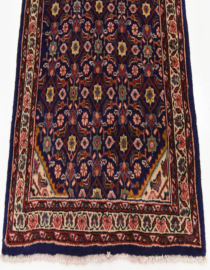 Detail image of 3' 10 x 10' 2 Hand Knotted Farahan Persian Wool Runner Rug