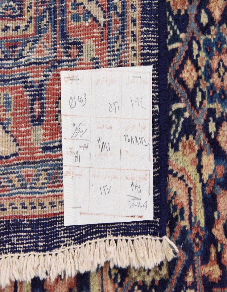 Detail image of  4' 1 x 10' 1  Hand Knotted Farahan Persian Wool Runner Rug