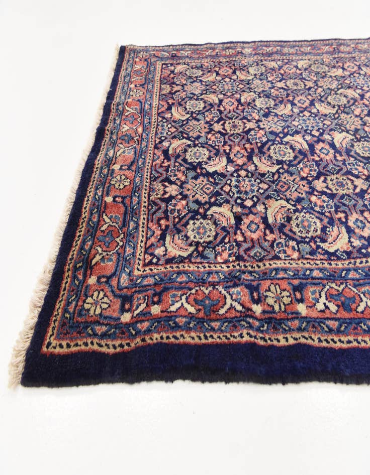 Detail image of  4' 1 x 10' 1  Hand Knotted Farahan Persian Wool Runner Rug