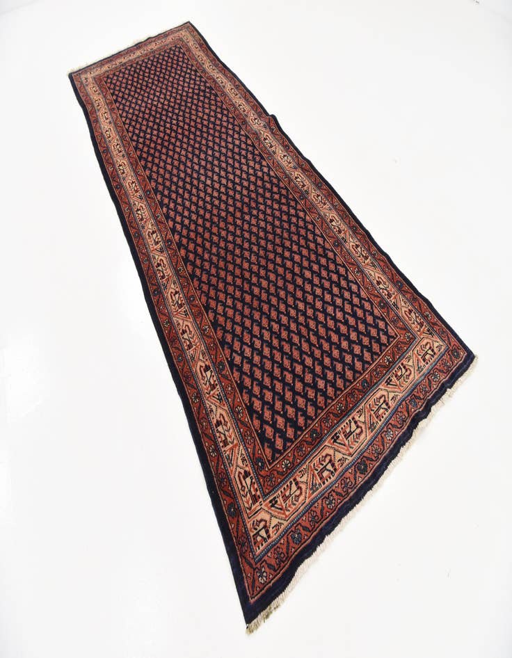 Detail image of  3' 11 x 10' 3  Hand Knotted Farahan Persian Wool Runner Rug