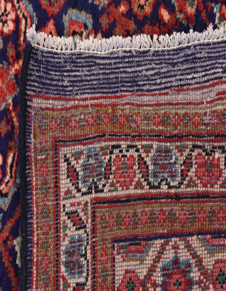 Detail image of 3' 7 x 10' Hand Knotted Farahan Persian Wool Runner Rug