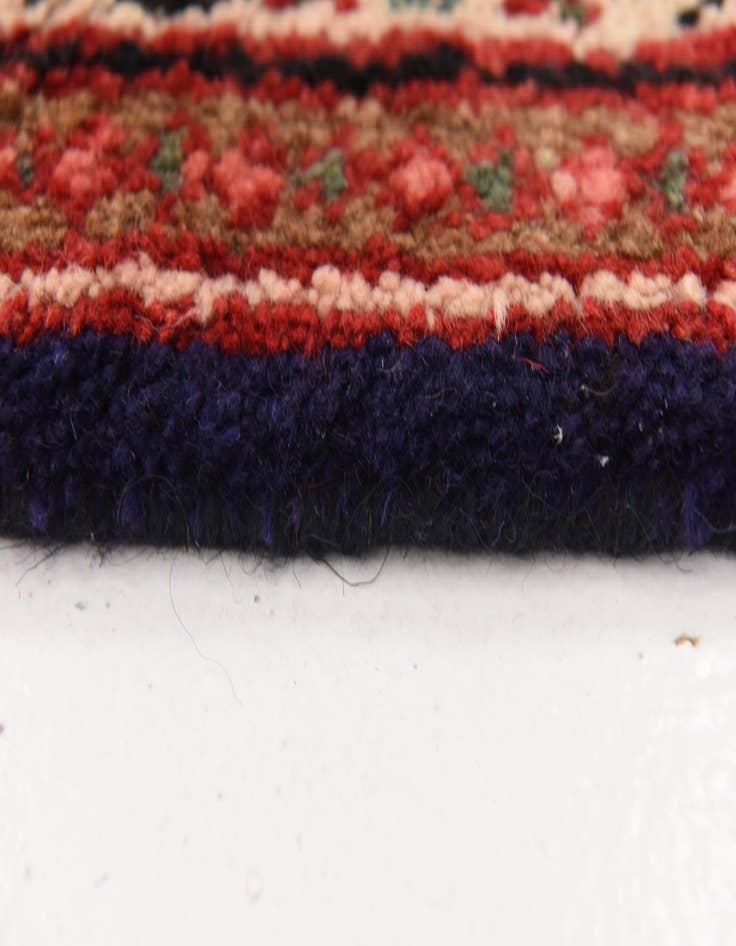 Detail image of 3' 7 x 10' Hand Knotted Farahan Persian Wool Runner Rug