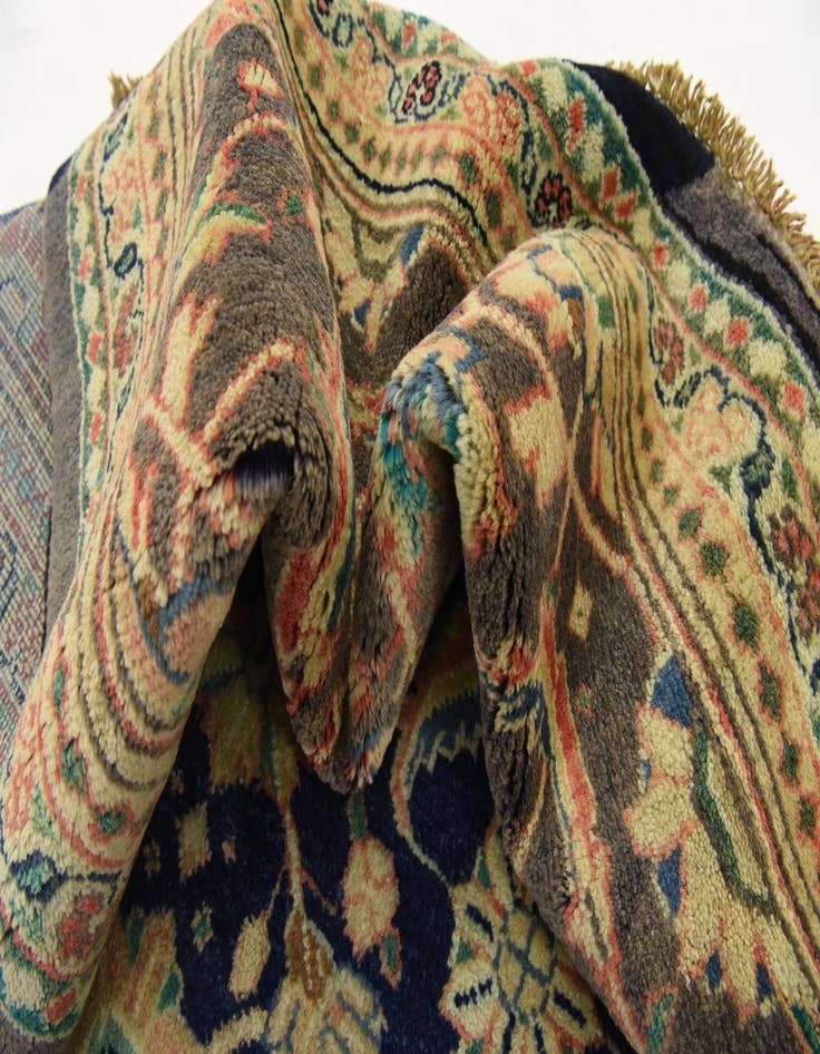 Detail image of  4' x 10' 5  Hand Knotted Farahan Persian Wool Runner Rug