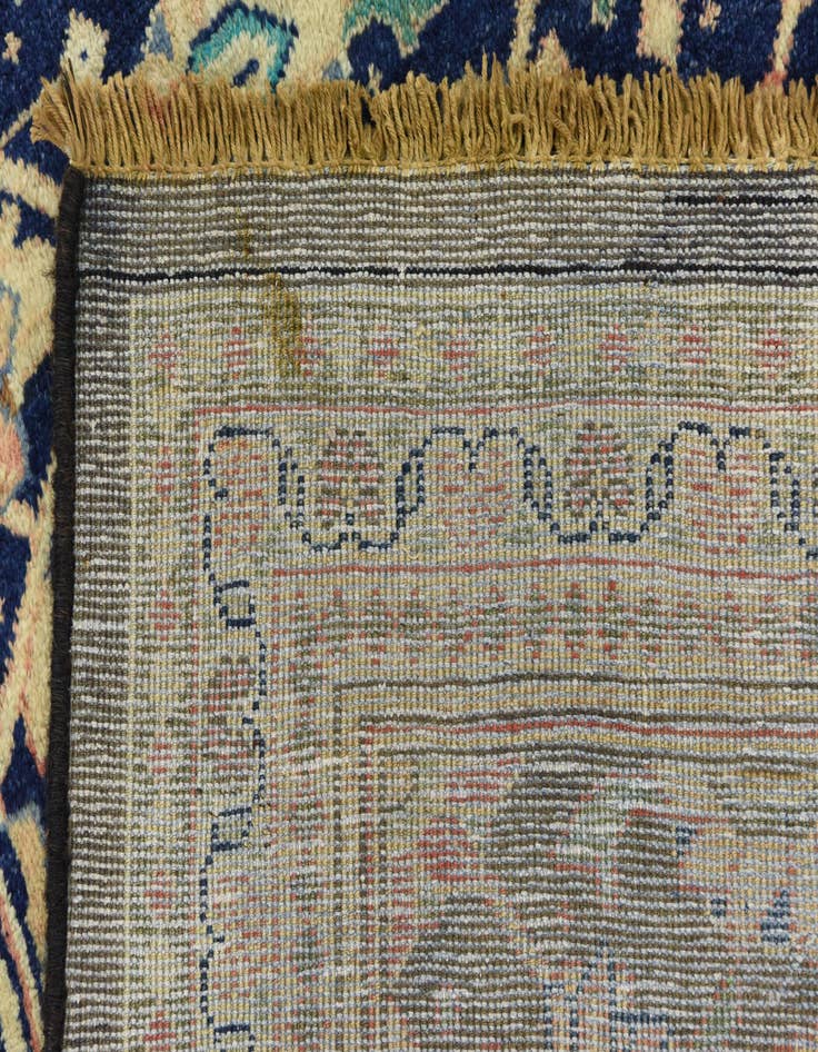 Detail image of  4' x 10' 5  Hand Knotted Farahan Persian Wool Runner Rug