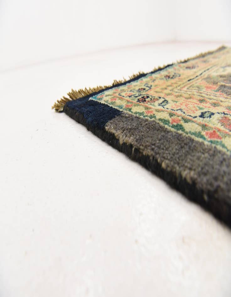 Detail image of  4' x 10' 5  Hand Knotted Farahan Persian Wool Runner Rug