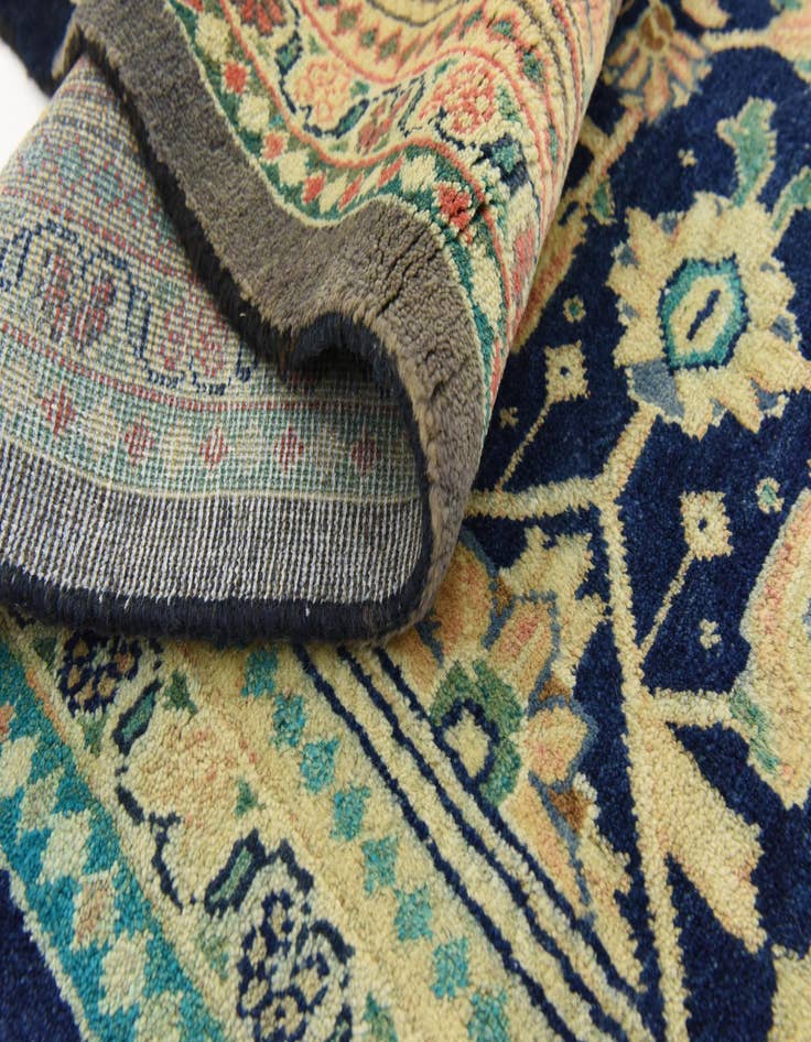 Detail image of  4' x 10' 5  Hand Knotted Farahan Persian Wool Runner Rug