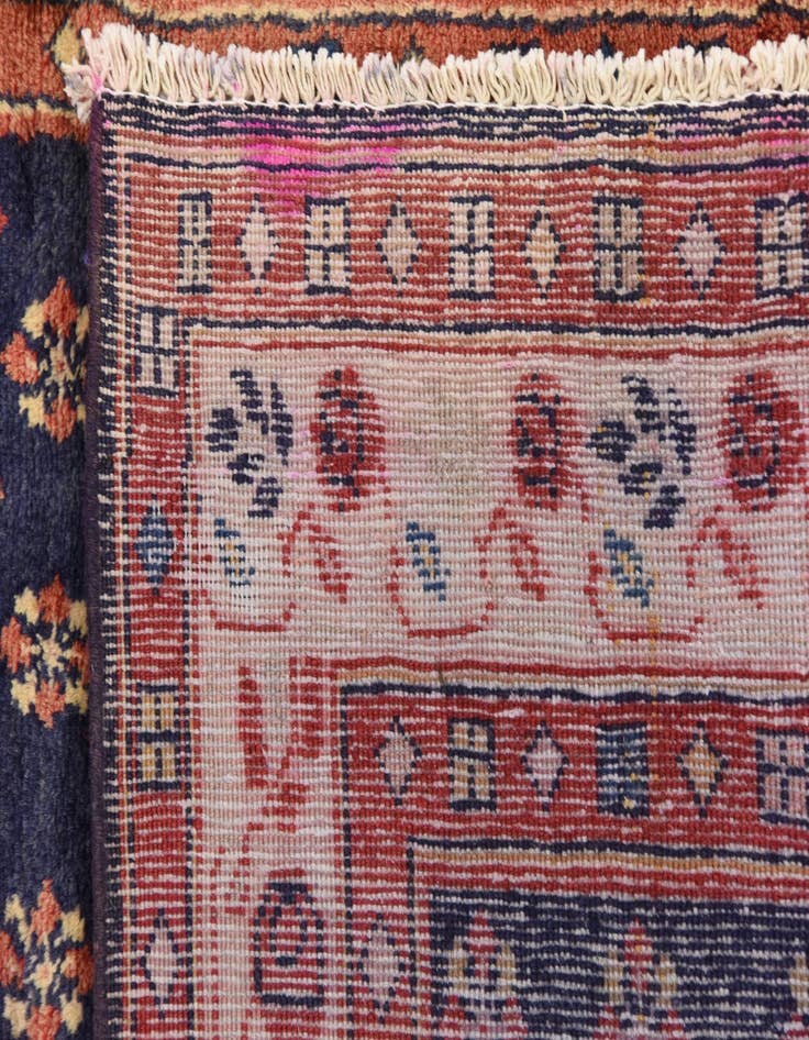 Detail image of  3' 7 x 11' 2  Hand Knotted Farahan Persian Wool Runner Rug