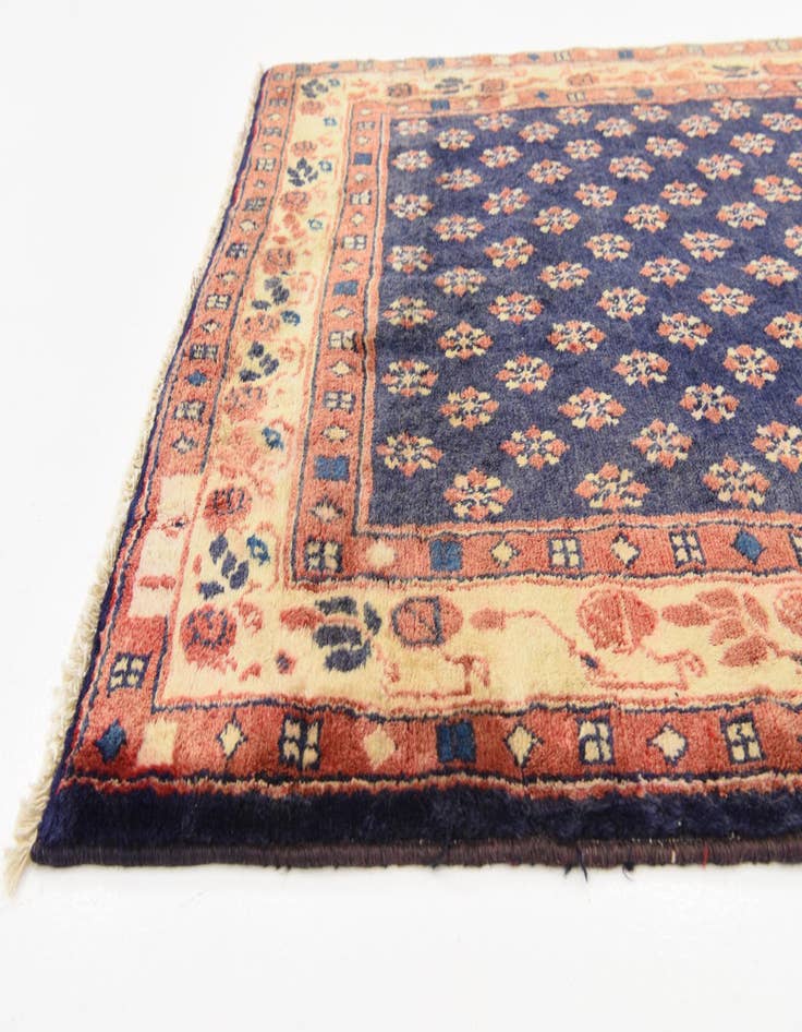 Detail image of  3' 7 x 11' 2  Hand Knotted Farahan Persian Wool Runner Rug