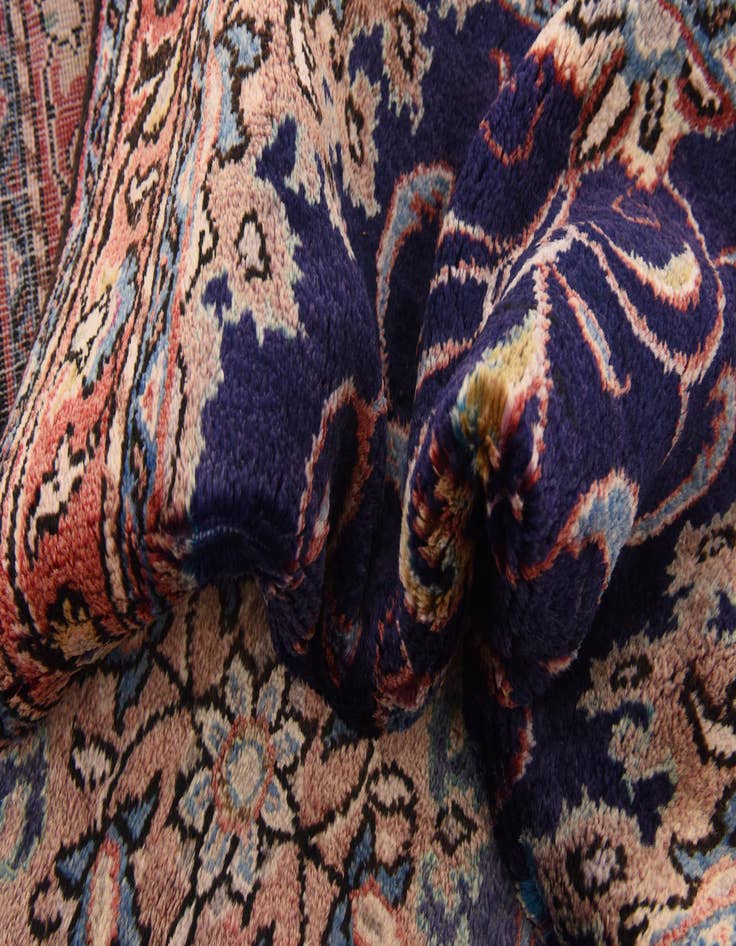 Detail image of  3' 7 x 10' 1  Hand Knotted Farahan Persian Wool Runner Rug