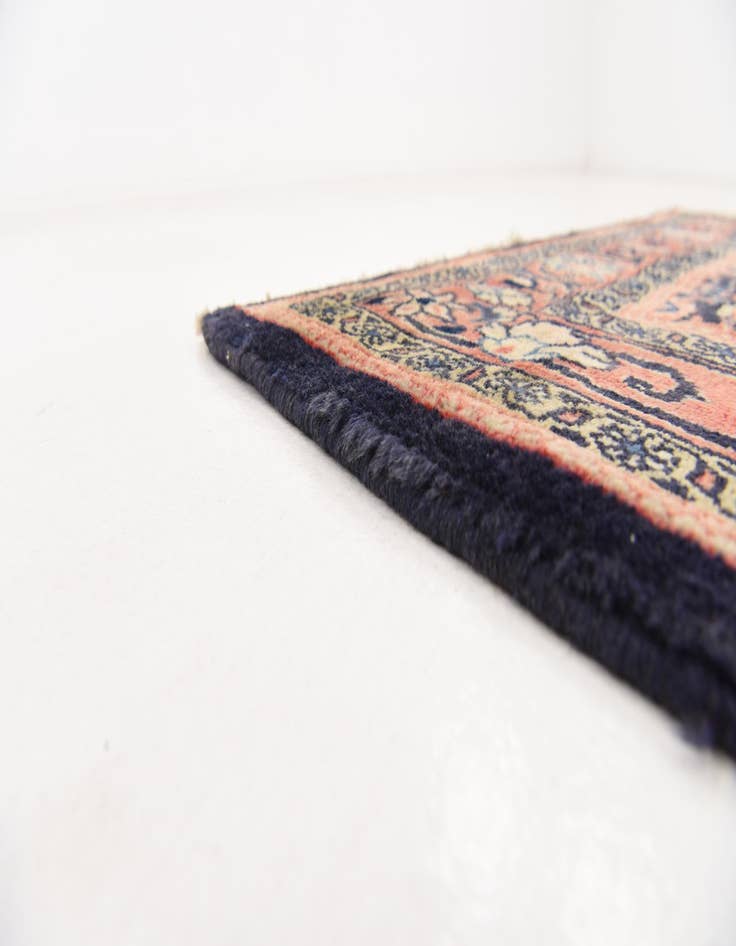 Detail image of  3' 7 x 10' 6  Hand Knotted Farahan Persian Wool Runner Rug