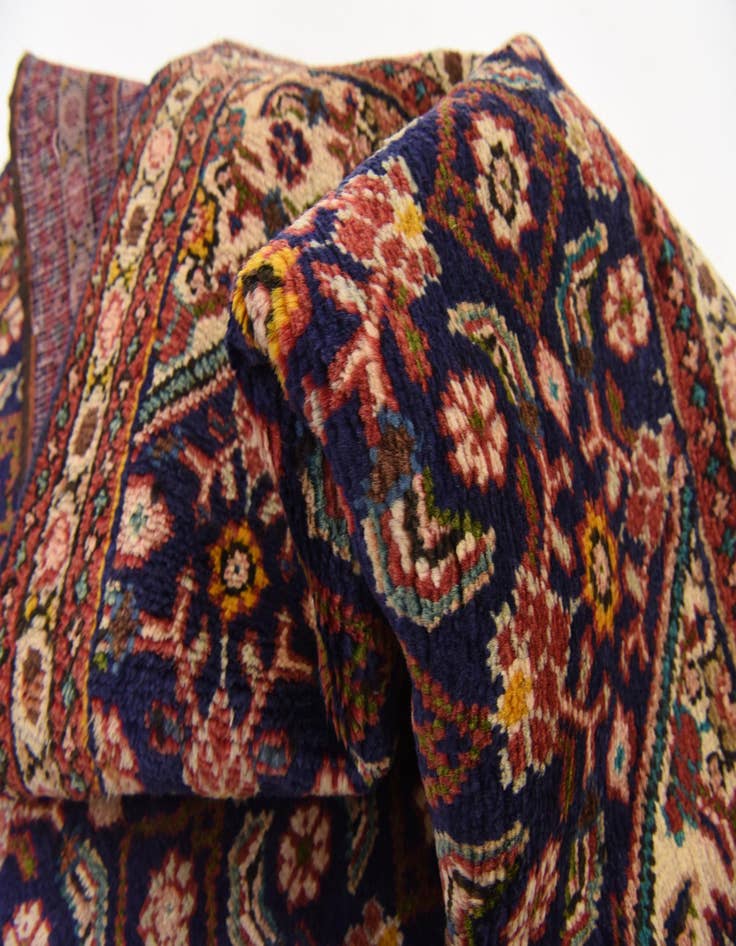 Detail image of  3' 8 x 10' 2  Hand Knotted Farahan Persian Wool Runner Rug