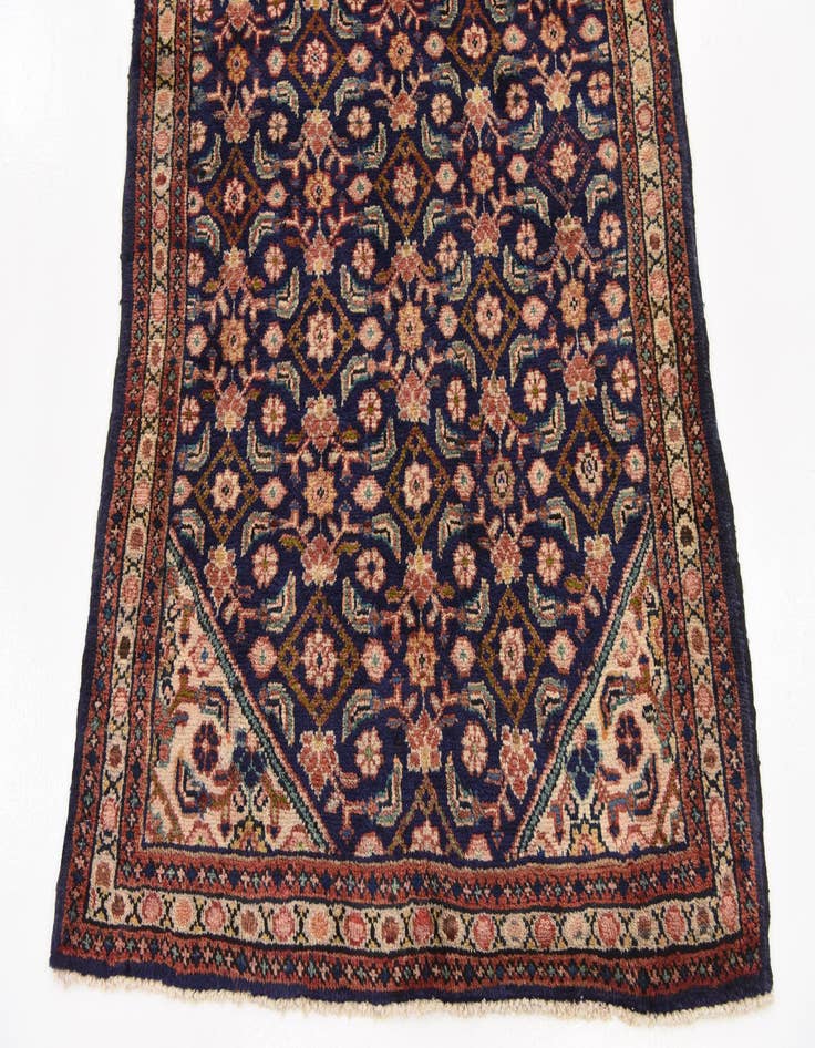 Detail image of  3' 8 x 10' 2  Hand Knotted Farahan Persian Wool Runner Rug