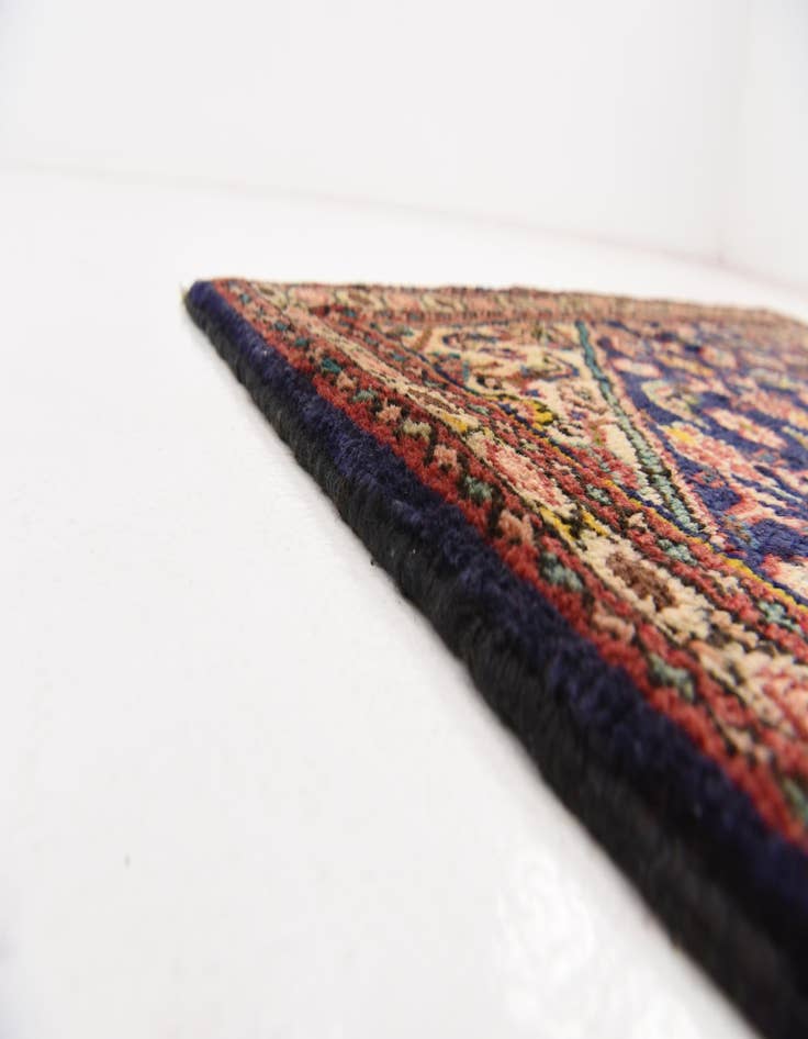 Detail image of  3' 8 x 10' 2  Hand Knotted Farahan Persian Wool Runner Rug