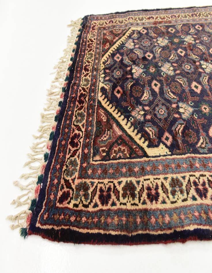 Detail image of  3' 5 x 10' 5  Hand Knotted Farahan Persian Wool Runner Rug