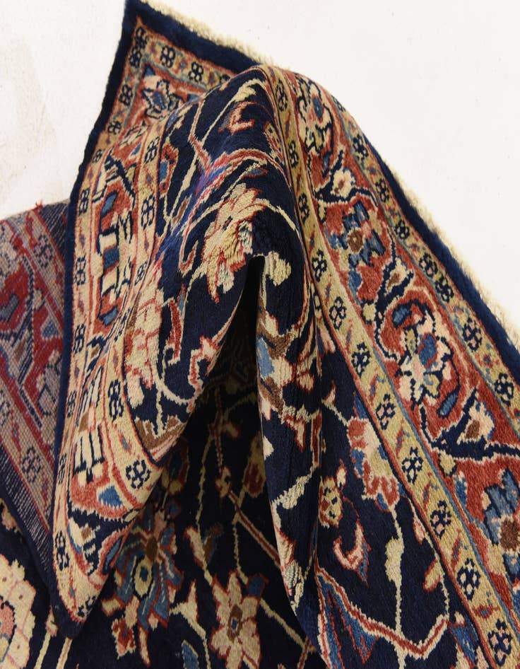 Detail image of  3' 9 x 10'  Hand Knotted Farahan Persian Wool Runner Rug