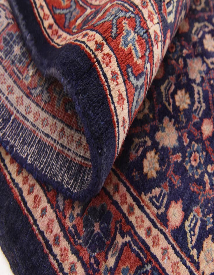 Detail image of  3' 8 x 10' 5  Hand Knotted Farahan Persian Wool Runner Rug