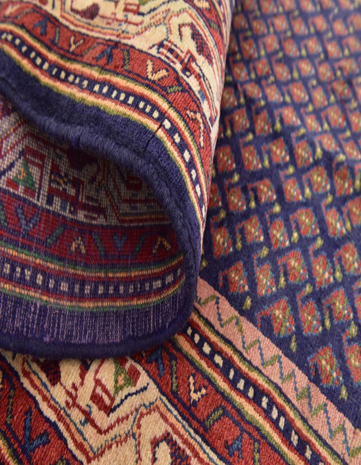 Detail image of  3' 6 x 10' 2  Hand Knotted Farahan Persian Wool Runner Rug